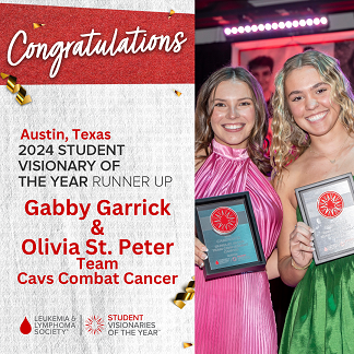 Gabby Garrick and Olivia St. Peter - Cavs Combat Cancer