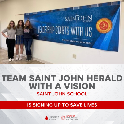 st john herald with a vision
