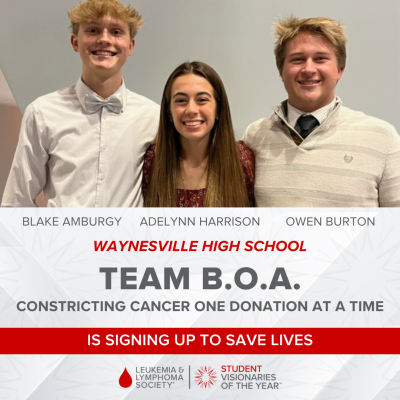 Team B.O.A. Constricting Cancer One Donation At A Time