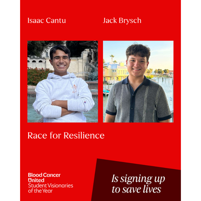 Headshot of South Texas Student Visionaries of the Year candidates Isaac Cantu and Jack Brysch of team Race for Resilience.