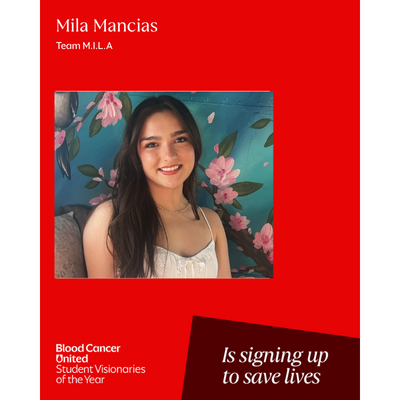 Headshot of South Texas Student Visionaries of the Year candidate Mila Mancias of team Team M.I.L.A. (Making Impact, Leading Awareness).