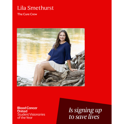 Headshot of South Texas Student Visionaries of the Year candidate Lila Smethurst of team The Cure Crew.