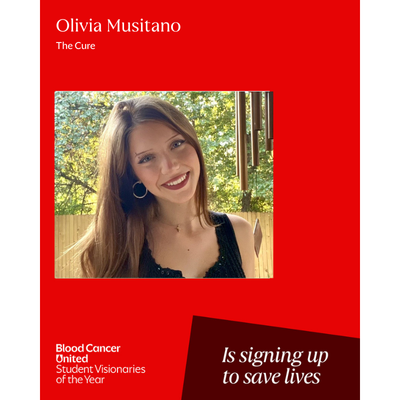 Headshot of Austin, Texas Student Visionaries of the Year candidate Olivia Musitano of team The Cure.